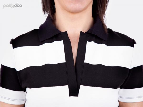 Paper pattern Leslie polo shirt & dress by pattydoo